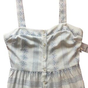 White And Blue Floral